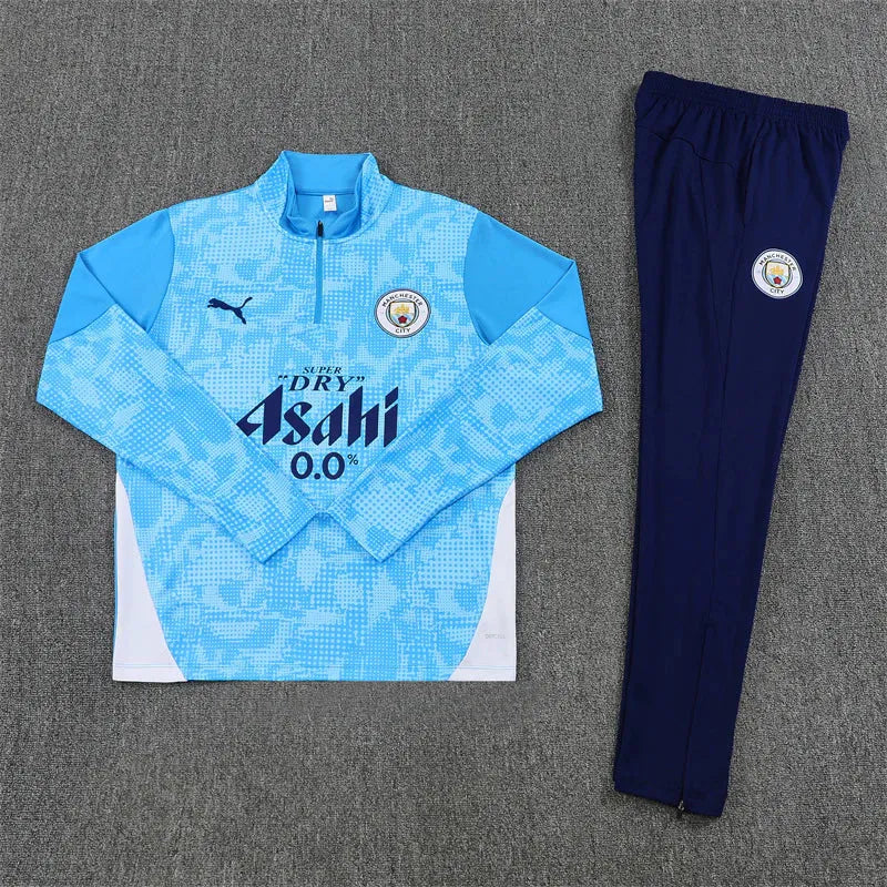 Manchester City SeaBlue TrackSuit